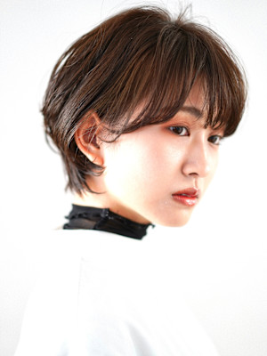前下がりショート・ボブ/絶壁解消/前髪あり/40代/30代