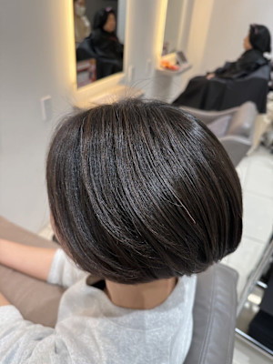 ブリーチなしハイライト白髪ぼかし！