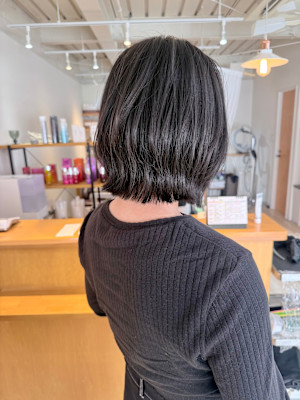 【morio成増 セリザワ】レイヤーボブ 切りっぱなし　