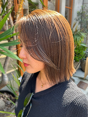 髪質改善20代30代40代 大人可愛い外ハネボブ 京都烏丸