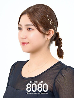 玉ねぎ編みおろし（ボブ）（17種からえらべる流行りヘアセット