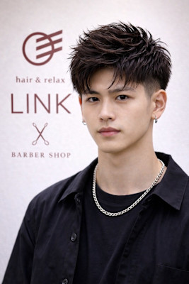 アップバングショート