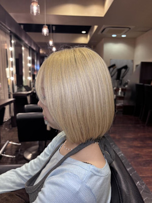 ブリーチベースで作るミルクティーベージュ