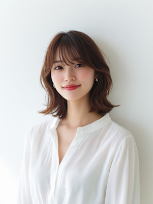 レイヤーカット/イメチェン/外ハネボブ/美髪/髪型