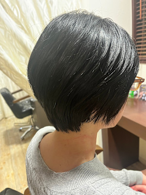 ショートスタイル/ショートボブ/自然なショート