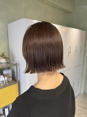 切りっぱなしボブ