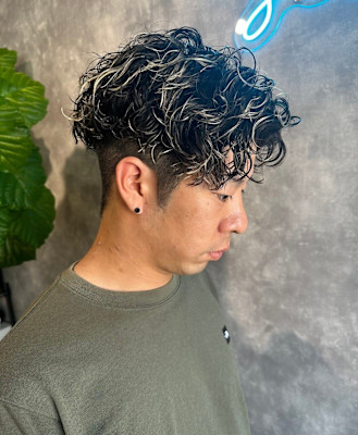 ハイライトメッシュカラー