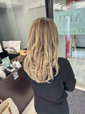 白髪ぼかしカラー