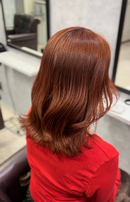 ダブルカラー×オレンジカラー