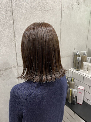 切りっぱなしボブ