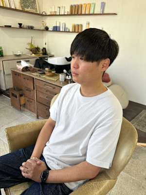 カットのみできまる！！ナチュラルメンズマッシュ