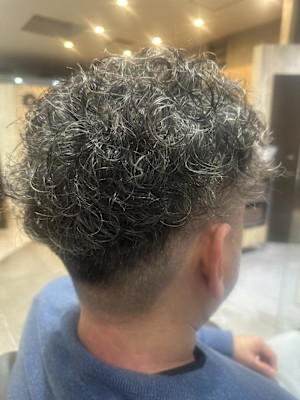 大人強めパーマ