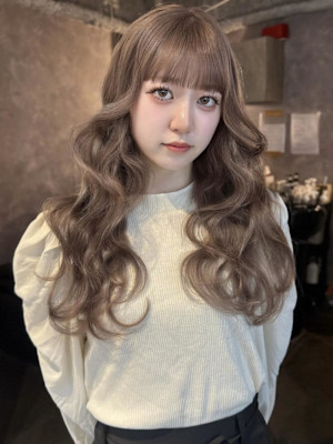 《巴結生》ミルクティーベージュ/ハイトーン/大宮