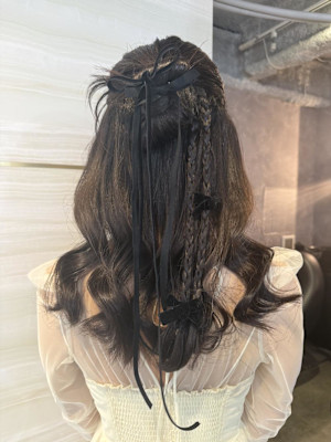 《高橋亜美》ヘアセット/ハーフアップカチモリ/大宮