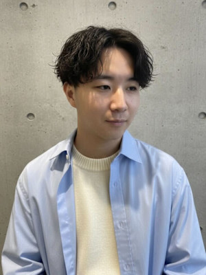 大人ナチュラルセンターパート