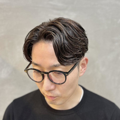 大人ビジネスパーマ