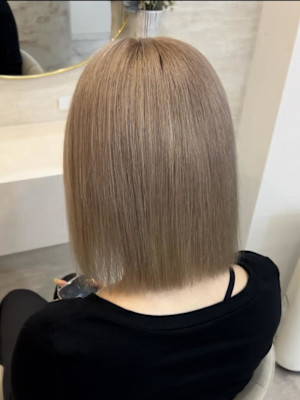 ブロンドヘアボブカット♪あゆむ
