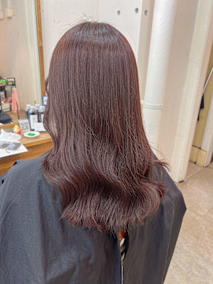 暖色カラー/ピンクカラー/北千住