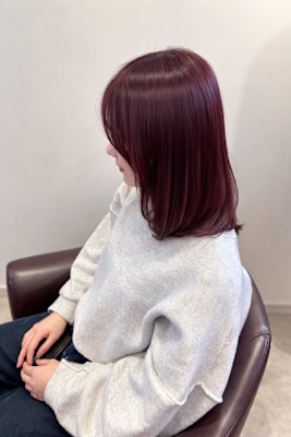 質感再整/ボルドーカラー/10代/20代/30代/40代