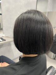 丸いボブ