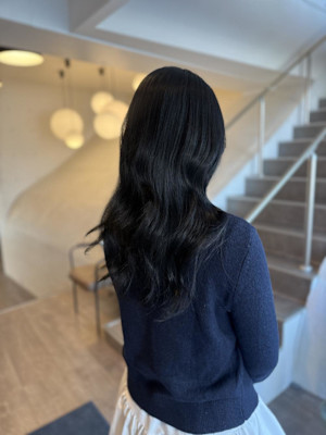 暗髪/ツヤ髪/透明感カラー