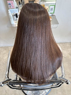 フォギーベージュナチュラルストレート