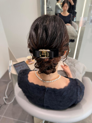 特別な日のヘアセット