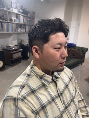 カットのみで決まる！！アップバング刈り上げショート