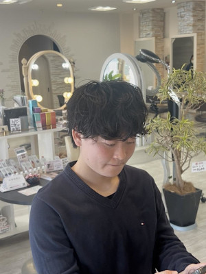 無造作ナチュラルパーマ