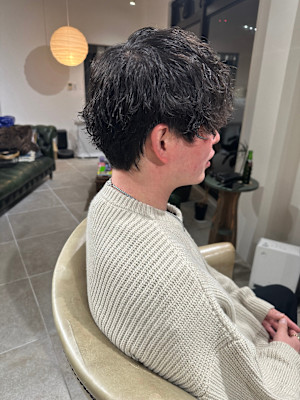 メンズマッシュ×ツイストスパイラルパーマ