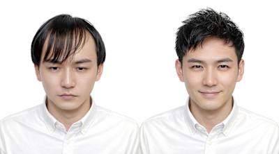 深M字カバー２ブロックパーマ