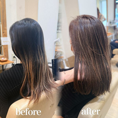白髪ぼかし細めハイライト30代40代50代【藤沢　藤沢駅】