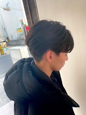 ナチュラル韓国風ニュアンスマッシュ