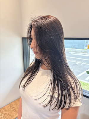 ロングヘア×レイヤーカット