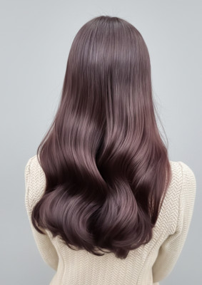 透明感髪質改善カラー◎ショコラブラウン30代40代美髪ロング