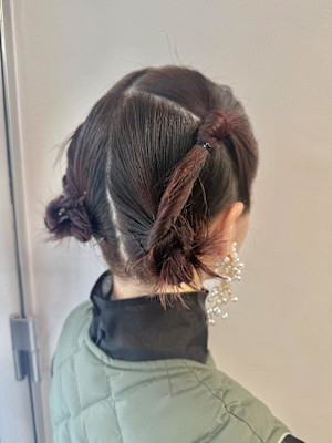 ツインアレンジ/参列ヘアセット