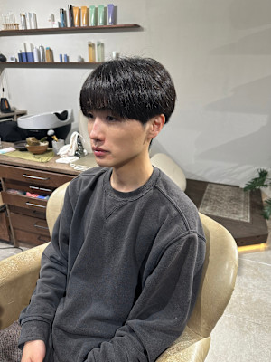 カットのみできまる！！シースルーマッシュ