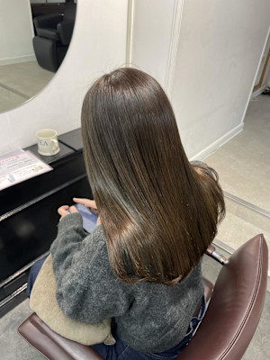 酸性ストレート/縮毛矯正/ナチュラル/艶髪