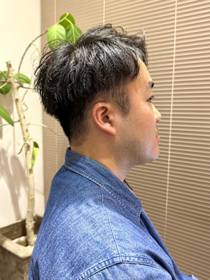 刈り上げアップバング  森