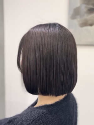 ホリスティック縮毛矯正×ミニボブStyle