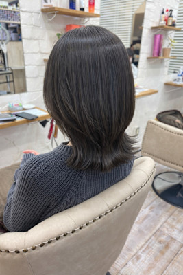 大人かわいい/ウルフカット/アッシュ