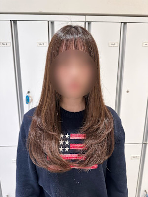 透明感ベージュカラー