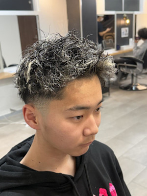  大宮/カット/短髪/毛流れ/センターパート