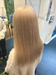 【W_SALON 河原町】ホワイトベージュ/透明感カラー