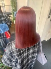 【W_SALON 河原町】ワインレッド/髪質改善