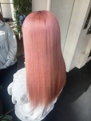 【W_SALON 河原町】スモーキーピンク/透明感カラー