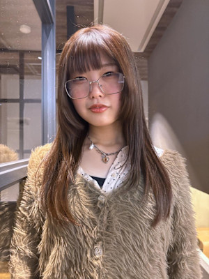 姫カット/オリーブベージュ