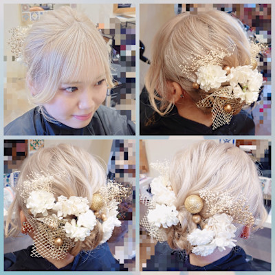 成人式ヘアセット