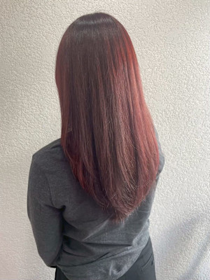 レディースレイヤースタイルワインレッドカラー