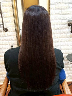 縮毛矯正 艶ストレート うる艶ロング 髪質改善 30代